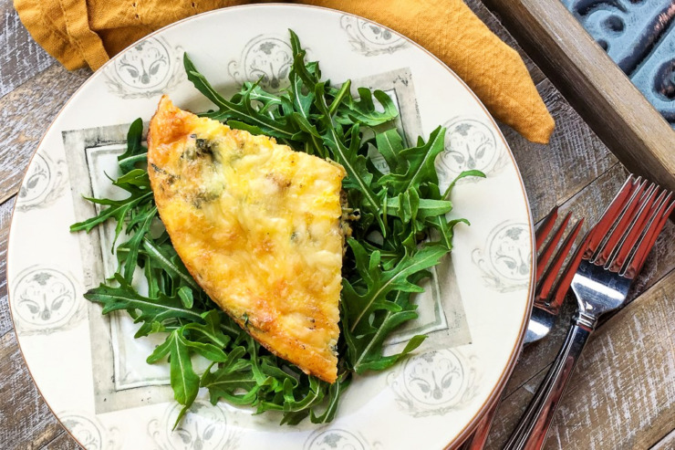 Serve this Baked Sweet Potato Frittata for breakfast or brunch hot from the oven for a traditional family meal everyone will enjoy.