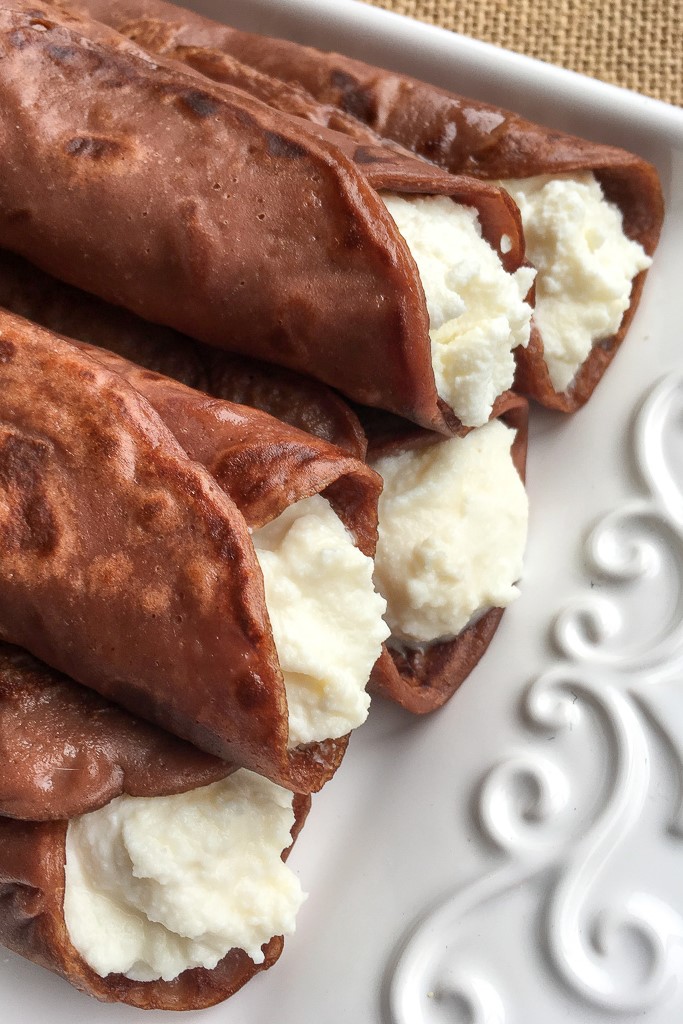Tuscan Chestnut Crepes with Ricotta & Honey (Necci)