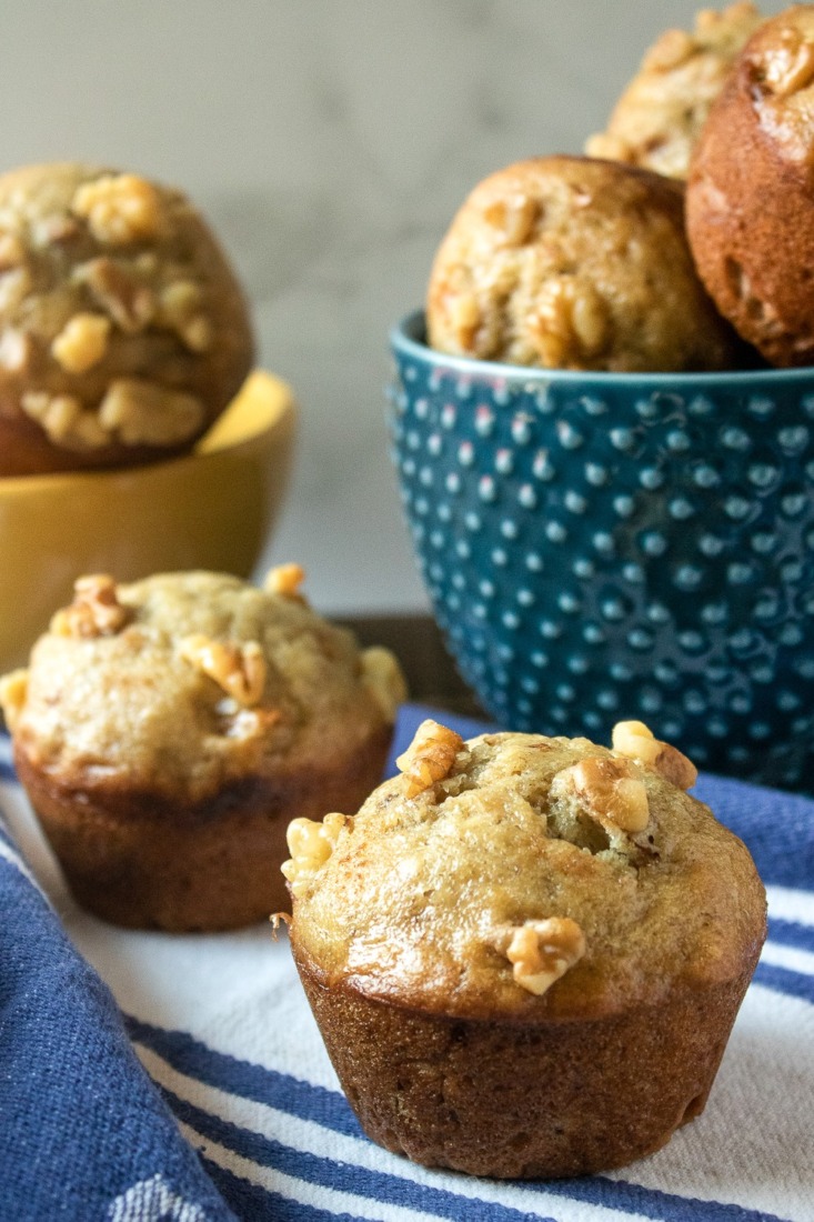 The BEST Banana Nut Muffins