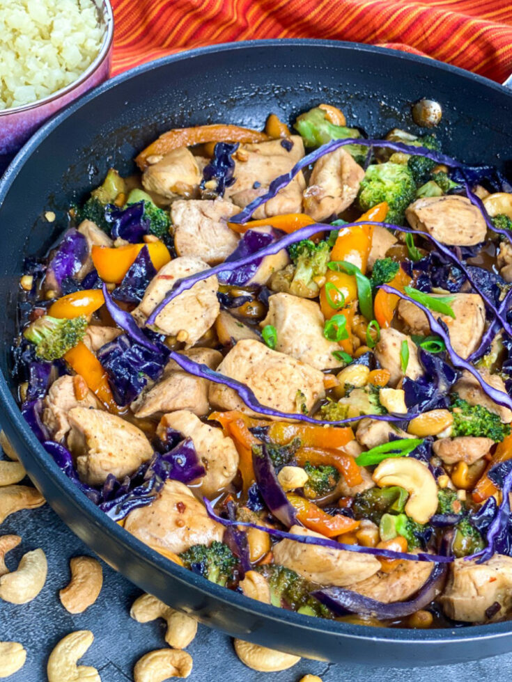 Low Carb Cashew Chicken