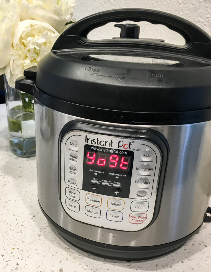 How to make homemade Greek yogurt at home with this foolproof Instant Pot Greek yogurt recipe that is smooth, creamy & thick.