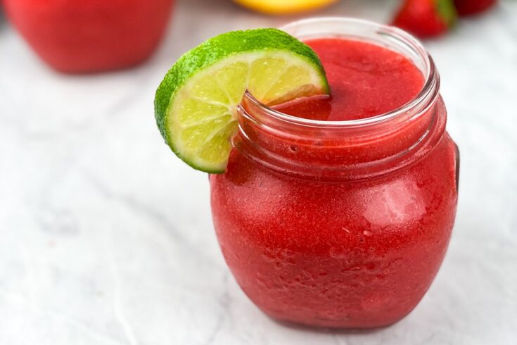 Frozen Virgin Strawberry Margarita Recipe