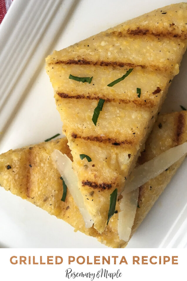 This easy Pan Fried Polenta Recipe includes directions to make creamy polenta and then fry it up, bake it or grill it.
