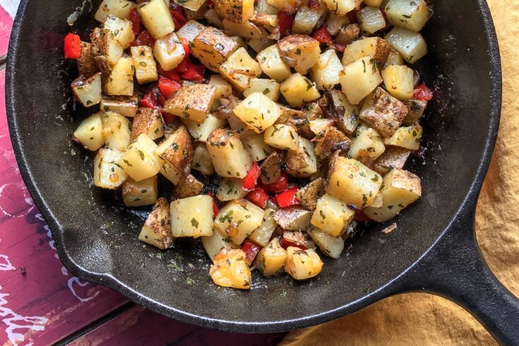 Easy Parmesan Breakfast Potatoes