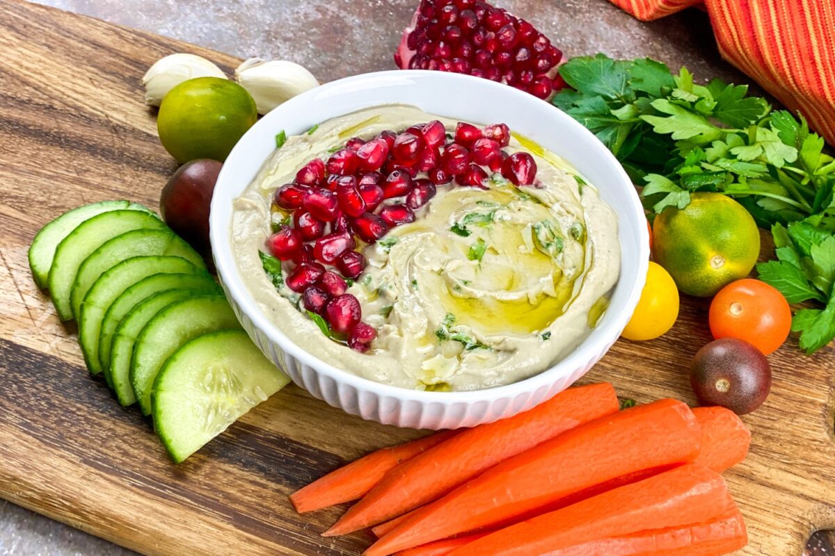 Baba Ganoush is an easy, delicious, vegan friendly Middle Eastern dip that makes a wonderful addition to any party spread.