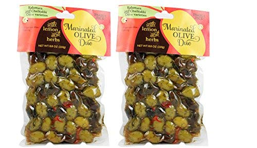 Trader Joes Marinated Olive Duo with Lemon and Herbs