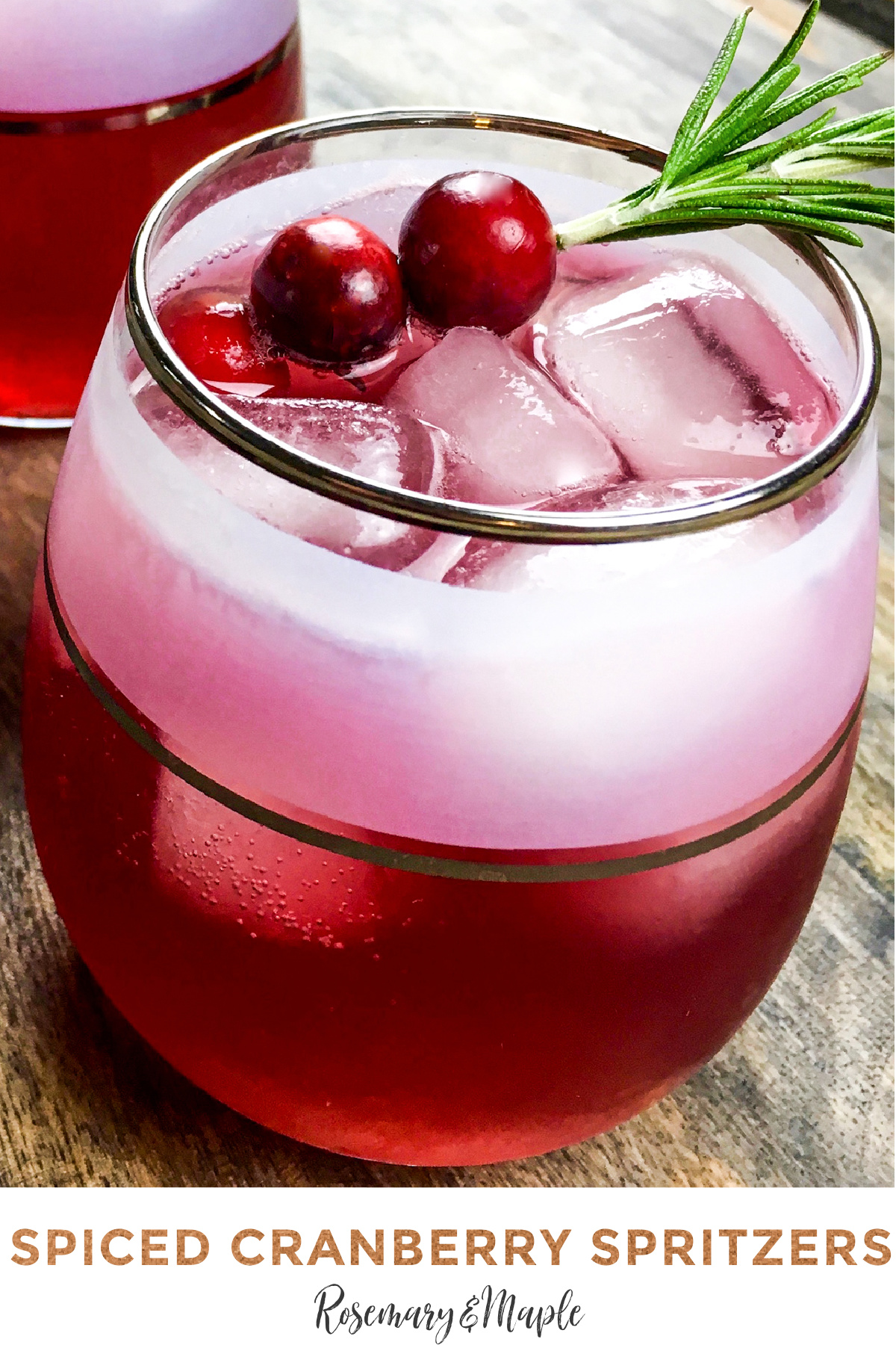 Spiced Cranberry Spritzer is a festive drink with cranberry, orange, and cinnamon. Add vodka for an adults-only treat, or omit for a mocktail.
