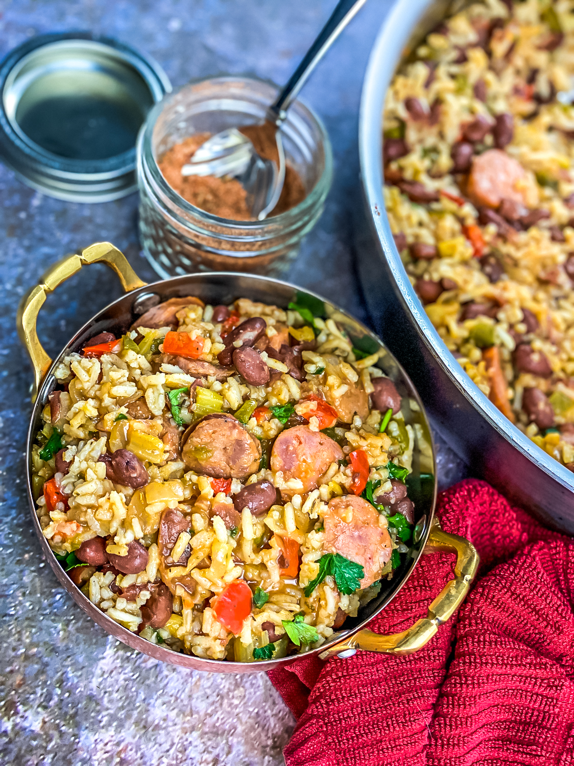 Whether you're in a hurry or have all day, this easy Cajun red beans and rice with sausage recipe is sure to please as a tasty meal or side.