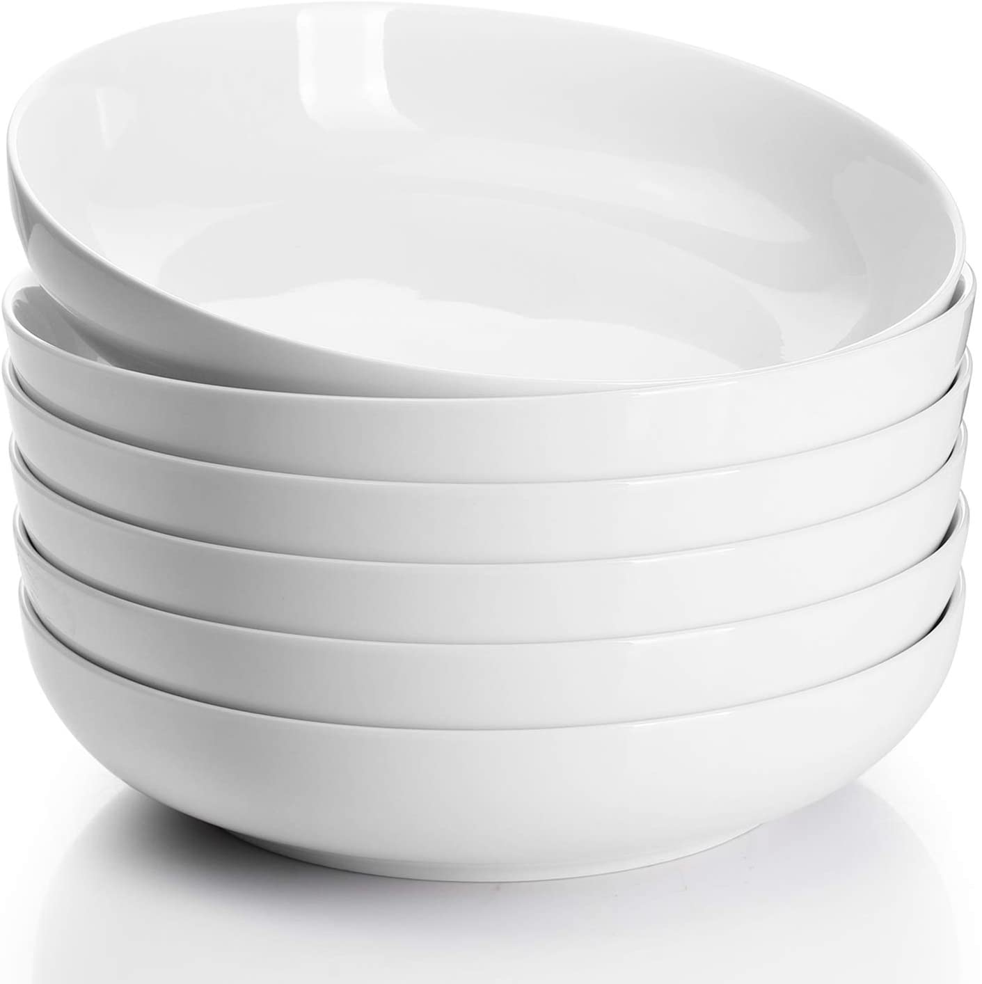 Sweese Porcelain Salad/Pasta Bowls - Set of 6