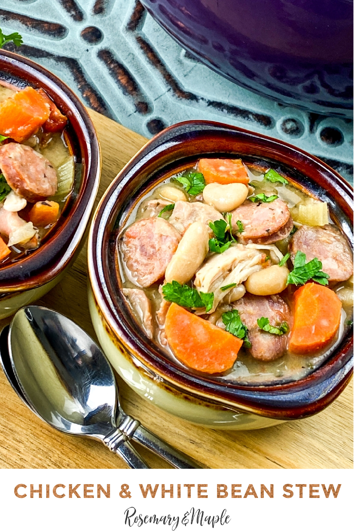 Make this hearty chicken and white bean stew that's perfect for a cold evening. It's a recipe for a nourishing, satisfying weekday meal.