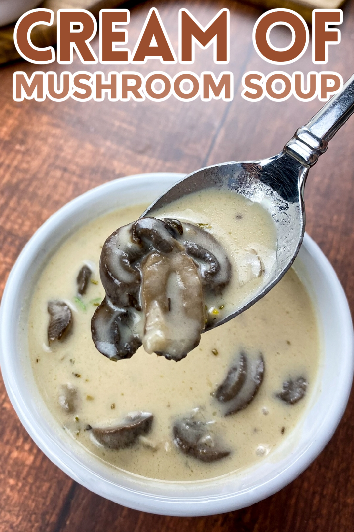 This cream of mushroom soup recipe will be your new favorite. It's rich, creamy, and has a depth that you'll never get from canned soups!