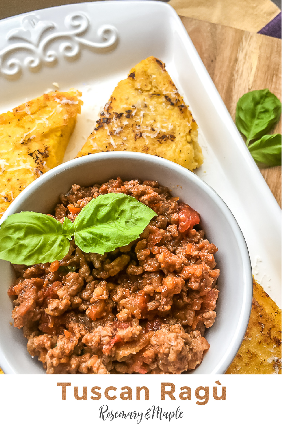 This Tuscan Ragù (Tuscan-Style Meat Sauce) is an authentic Italian ragù recipe. Serve over pasta, gnocchi, or polenta for a hearty meal.