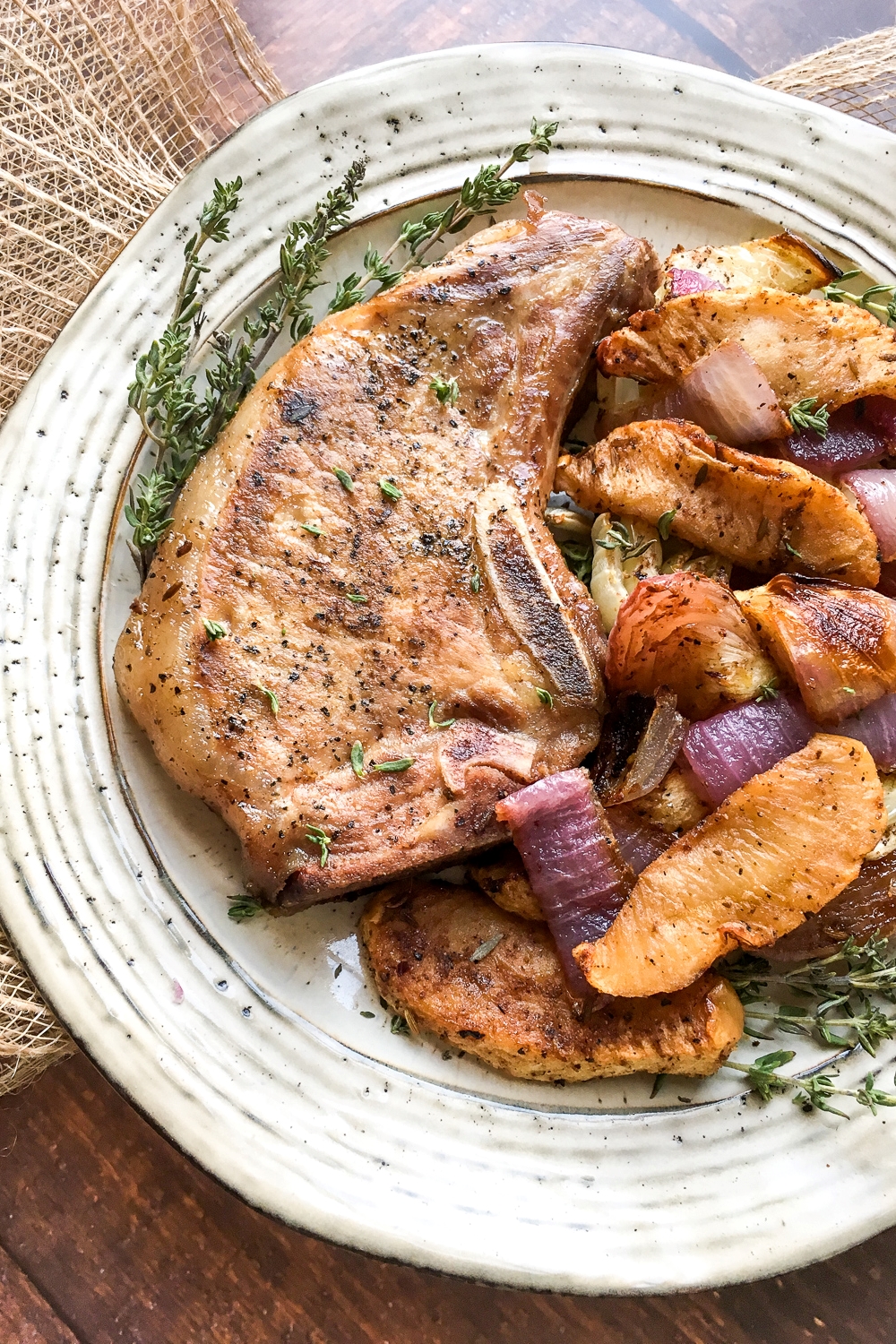 This is a great sous vide pork chops recipe that'll leave your mouth watering. It's easy to make and results in tender, juicy pork every time.