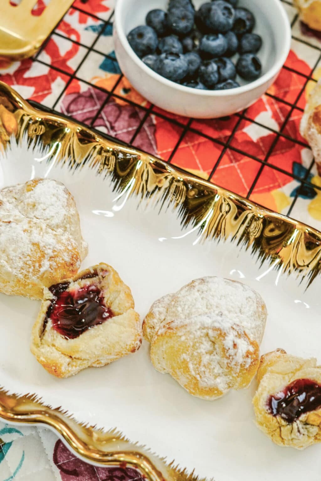 Air Fryer Blueberry Donut Holes Recipe Rosemary Maple