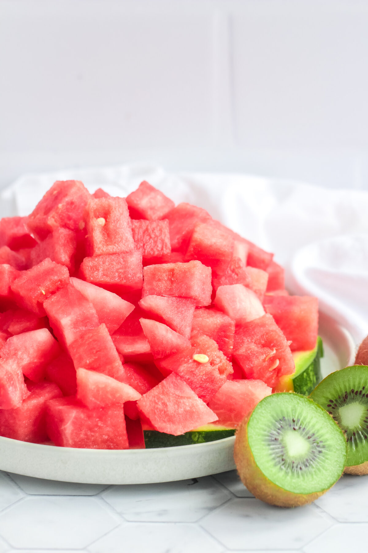 Ingredients for Watermelon Kiwi Ice Pops