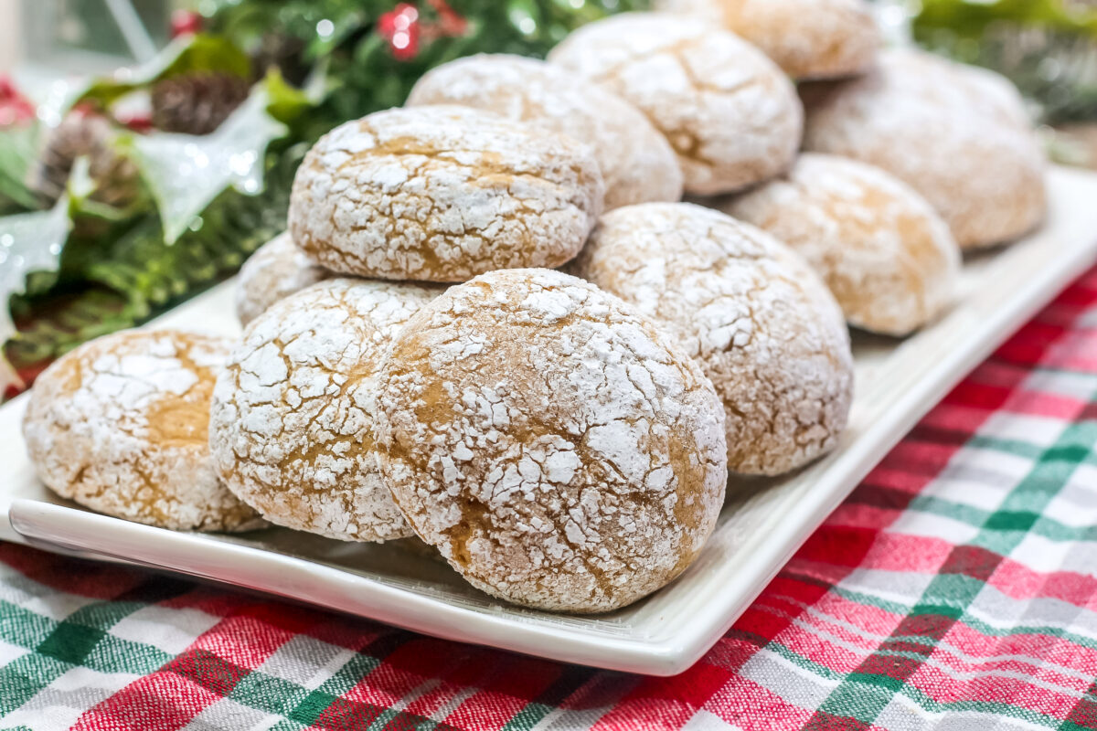 These pumpkin crinkle cookies are the perfect addition to your holiday baking rotation! They're easy to make, and they taste delicious.