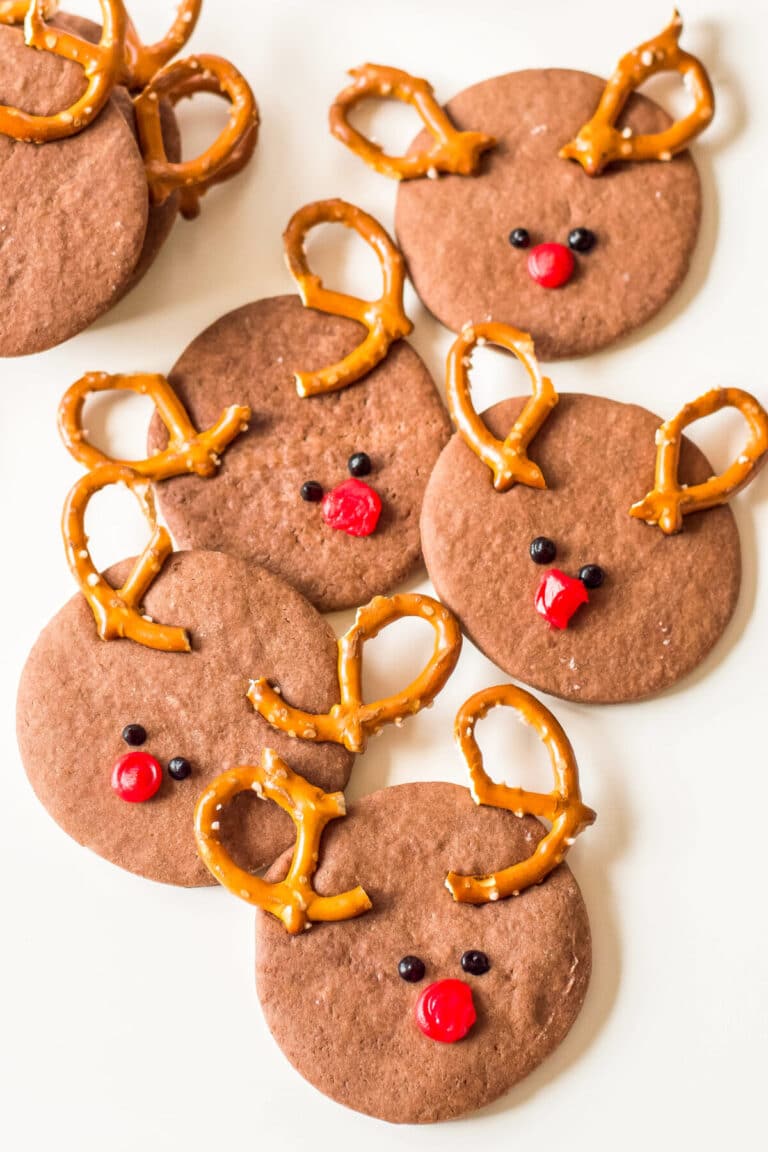 Rudolph Chocolate Sugar Cookies Recipe - Rosemary & Maple