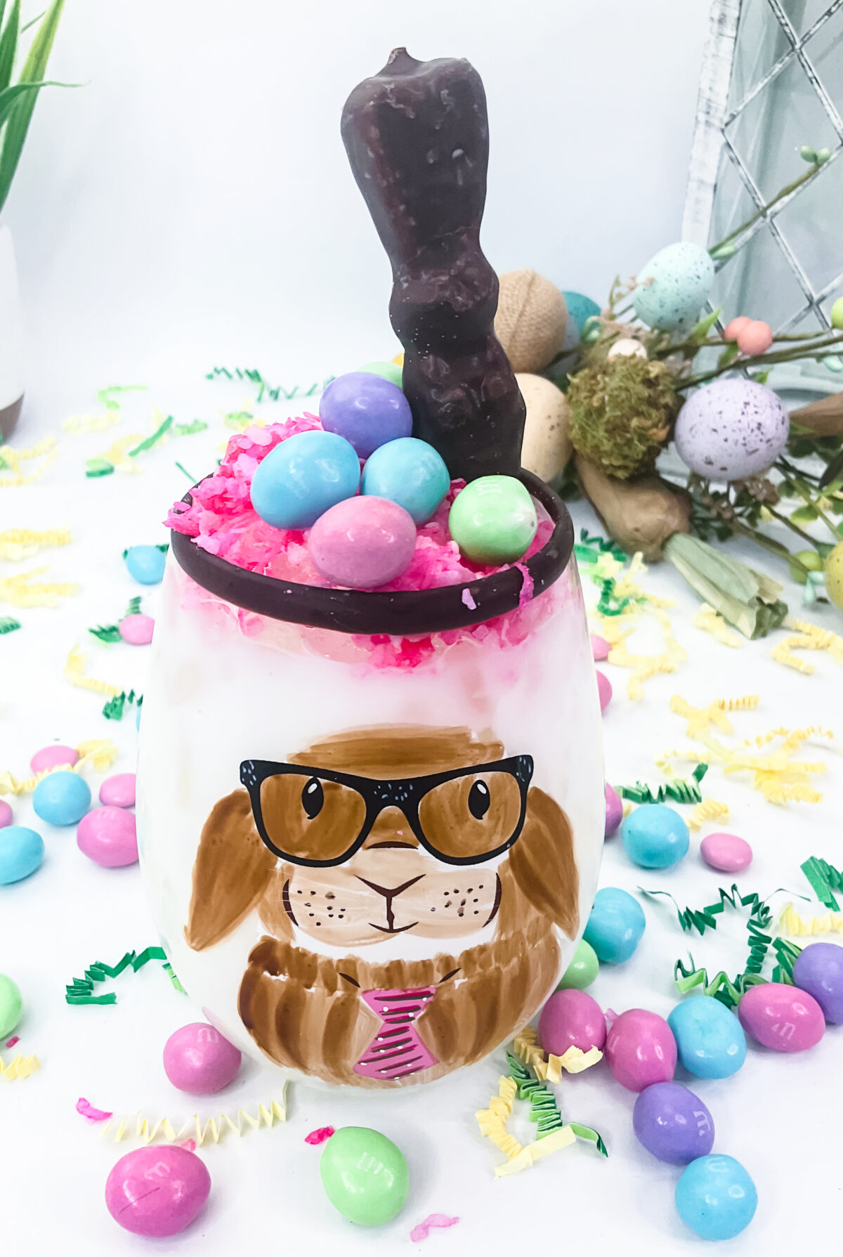 Add a magical touch to your Easter celebration with this fun and delicious recipe for an Easter Marshmallow Bunny Cocktail.