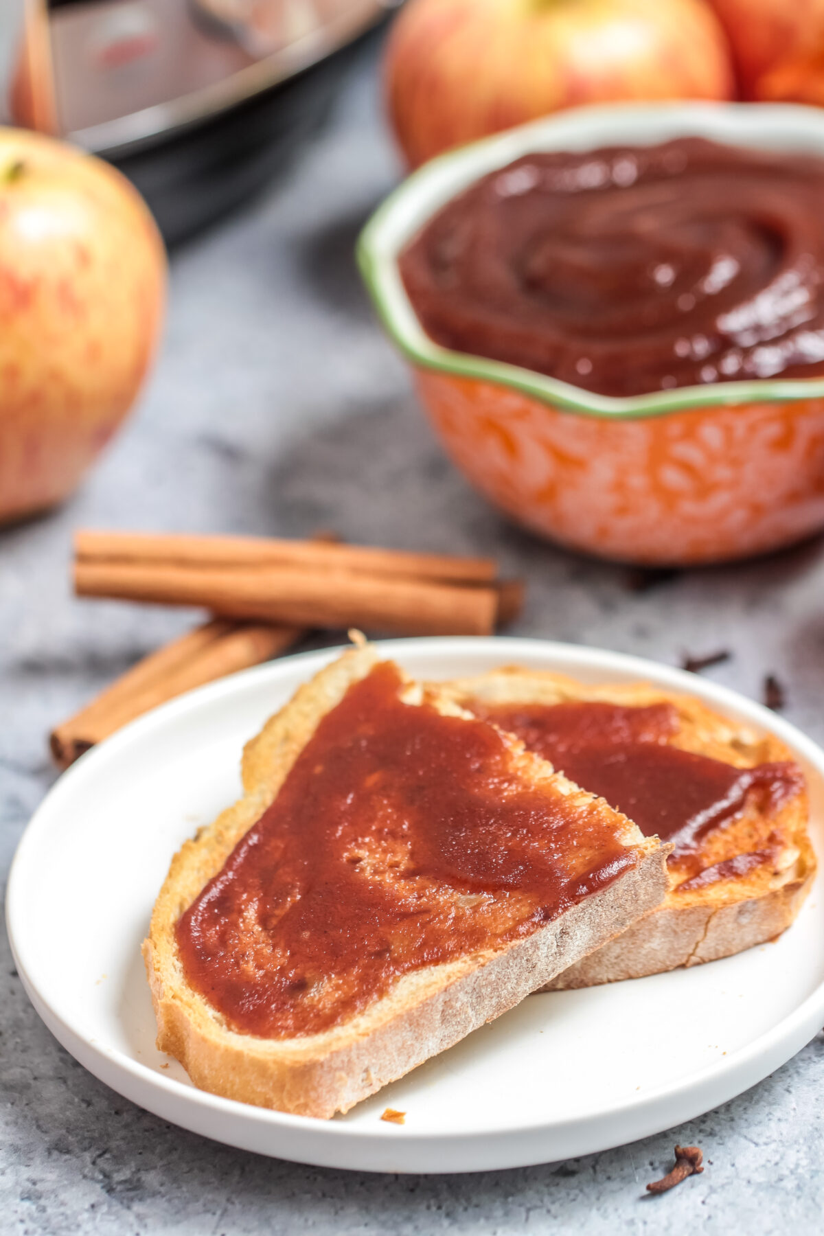 Discover a delicious and easy Instant Pot apple butter recipe and see how quickly you can have homemade apple butter spread on your toast.