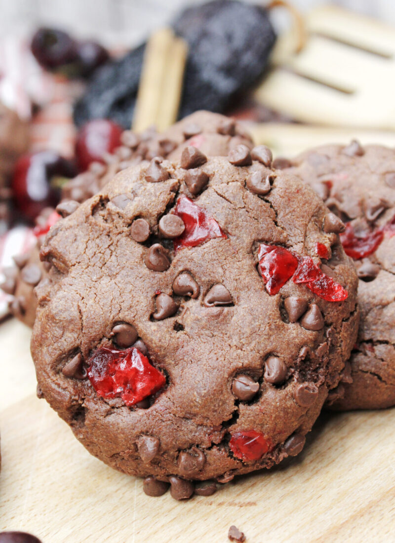 Spiced Chocolate Cherry Cookies