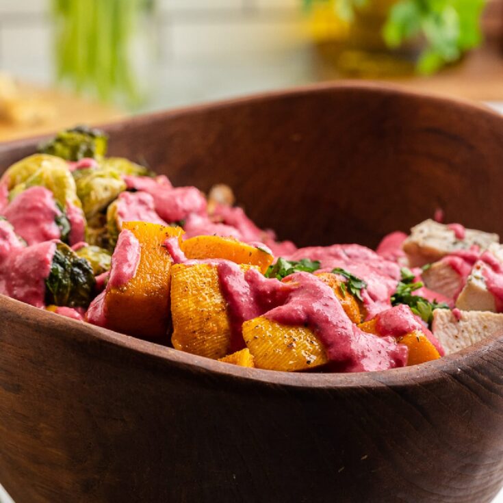 Image for Leftover Turkey Salad with Cranberry Vinaigrette Recipe