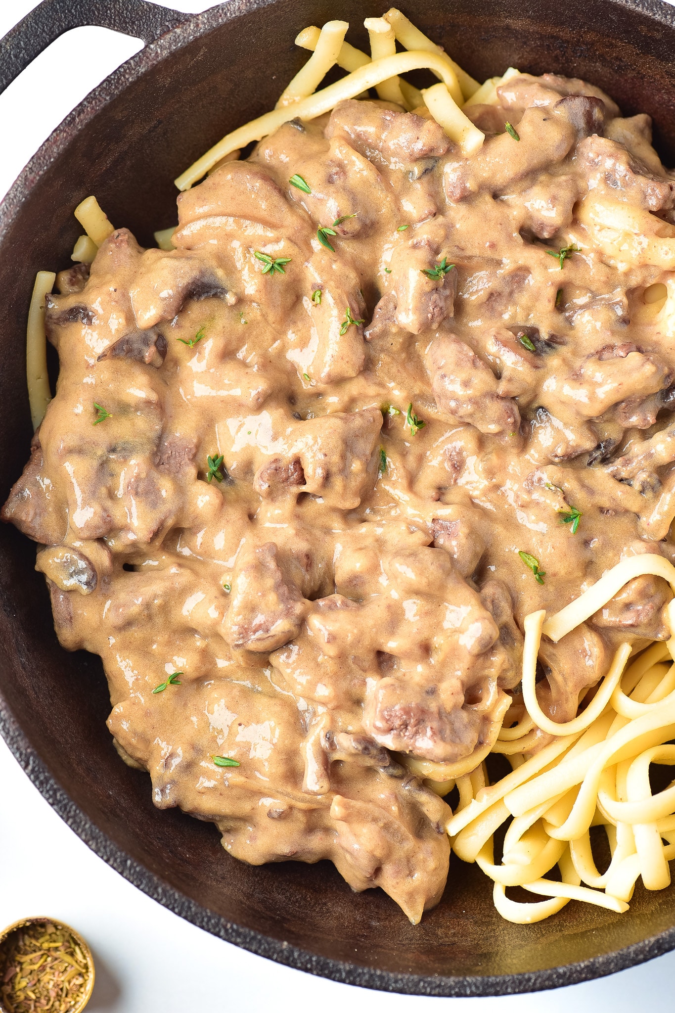 Venison Stroganoff - Rosemary & Maple